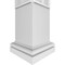 Ekena Millwork Craftsman Classic Square Non-Tapered Magnolia Fretwork Column w/ Tuscan Capital & Tuscan Base CC0809ENMGLTUTU - alternate 5